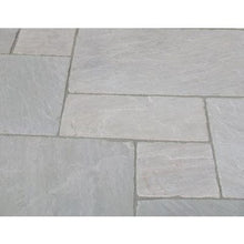 Load image into Gallery viewer, Heritage Light Grey Sandstone Paving Pack (19.5m2 - 66 Slabs/Mixed Pack) - Paveworld
