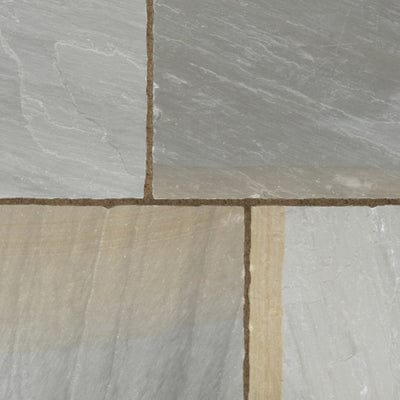 Traditional Yorkshire Swirl Sandstone Paving Pack (19.50m2 - 66 Slabs / Mixed Pack) - Paveworld