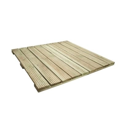 Forest Patio Deck Tiles - 90cm x 90cm (Pack of 4) - Forest Garden