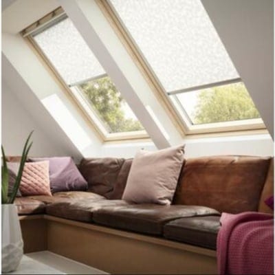 Velux Manual Roller Blind RFL - White - Velux