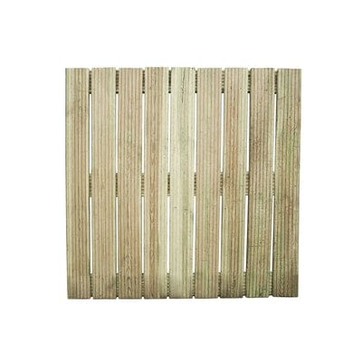 Forest Patio Deck Tiles - 90cm x 90cm (Pack of 4) - Forest Garden