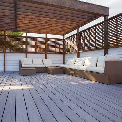 Voyage Grooved Edge Composite Decking Board - All Sizes - Deckorators