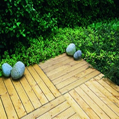Forest Patio Deck Tiles - 60cm x 60cm (Pack of 4)