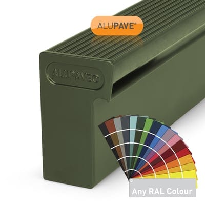 Alupave Gutter End Cap - Clear Amber