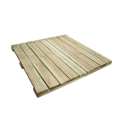 Forest Patio Deck Tiles - 60cm x 60cm (Pack of 4)