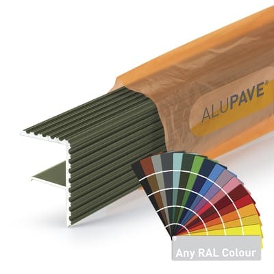 Alupave Fireproof Decking Board Endstop Bar - Clear Amber