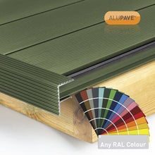 Load image into Gallery viewer, Alupave Fireproof Decking Board Endstop Bar - Clear Amber
