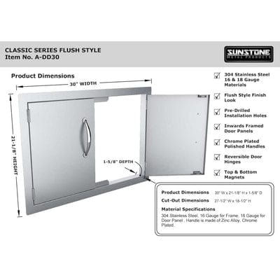 Sunstone Double Door (Small) - Sunstone Outdoor Kitchens