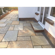 Load image into Gallery viewer, Traditional Yellow Lime Limestone Paving Pack (19.50m2 - 66 Slabs / Mixed Pack) - Paveworld

