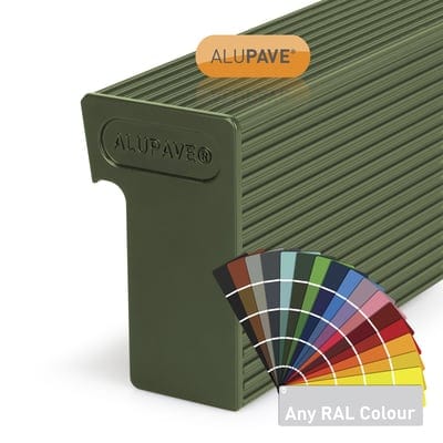 Alupave Gutter End Cap - Clear Amber