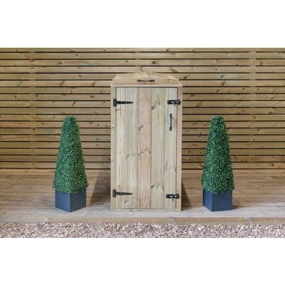 Single Wheelie Bin Store - All Sizes - The Garden Village