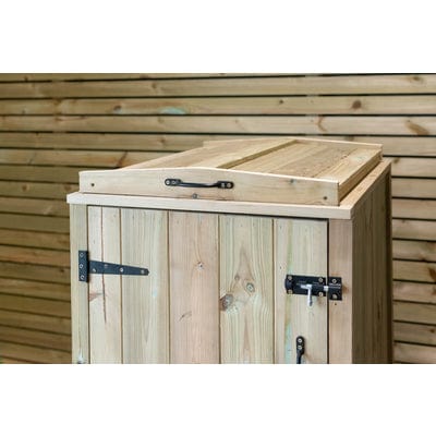 Single Wheelie Bin Store - All Sizes - The Garden Village