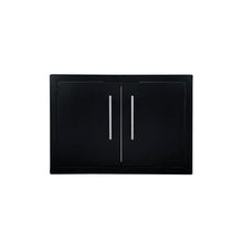 Load image into Gallery viewer, Sunstone Matte Black Double Vertical Door - Sunstone Outdoor Kitchens
