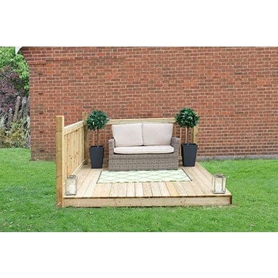 Forest Patio Decking Kit - 2.4m x 2.4m (Treated Timber) - Forest Garden