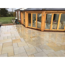 Load image into Gallery viewer, Chivas Raj Green Sandstone Paving Pack (19.50m2 - 66 Slabs / Mixed Pack) - Paveworld
