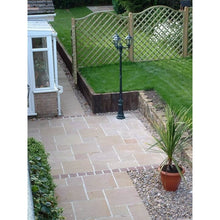 Load image into Gallery viewer, Traditional Autumn Brown Sandstone Paving Pack (19.50m2 - 66 Slabs / Mixed Pack) - Paveworld
