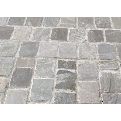 Light Grey Sandtone Cobbles/Edging Pack (23.04m2- 900 Pieces per Pack) - Paveworld