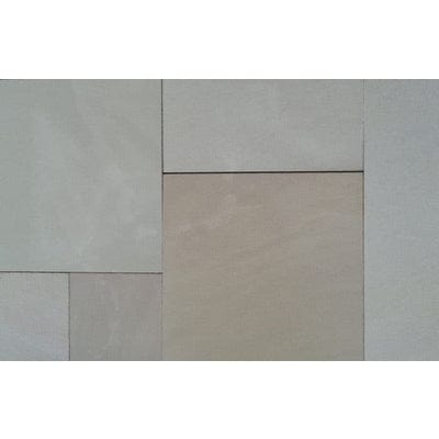 Misty Raj Green Sandstone Paving Pack (19.50m2 - 66 Slabs / Mixed Pack) - Paveworld