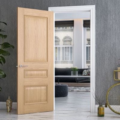 Windsor Prefinished Oak Internal Door - All Sizes - Deanta