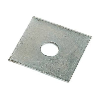 Sabrefix Square Plate Washer 50mm x 50mm x M12 Galvanised - All Sizes