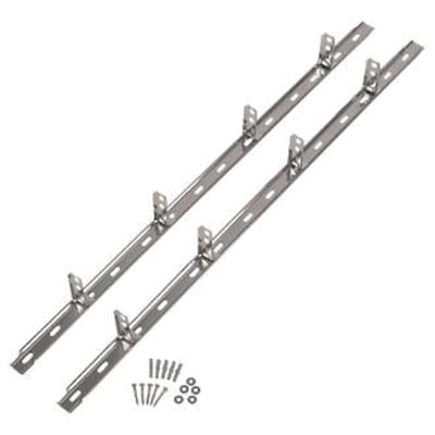 Sabrefix Wall Starter Kit - Stainless Steel - (Pack of 2) - Sabrefix