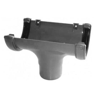 Half Round Gutter Running Outlet 112mm - All Colours - Floplast Drainage