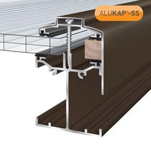 Load image into Gallery viewer, Alukap-SS Low Profile Gable Bar - Full Range - Clear Amber Roofing
