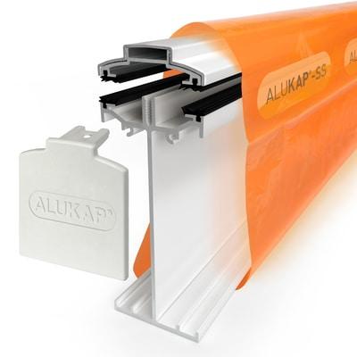 Alukap-SS High Span Bar - Full Range - Clear Amber Roofing