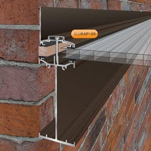 Load image into Gallery viewer, Alukap-SS High Span Wall Bar - Full Range - Clear Amber Roofing
