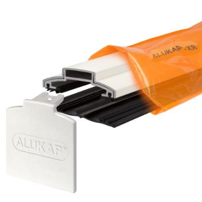 Alukap-XR 60mm Bar 55mm RG Alu E/Cap - All Lengths - Clear Amber