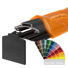 Load image into Gallery viewer, Alukap-XR 60mm Bar 4.8m 55mm RG PC Alu E/Cap - Clear Amber
