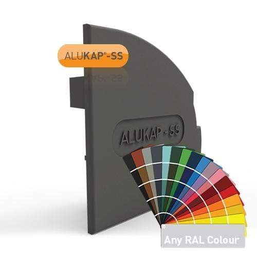 Alukap-SS Wall & Eaves Beam Endcap RH - All Colours - Clear Amber Roofing