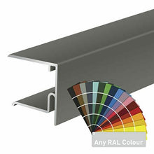 Load image into Gallery viewer, Alukap-XR 28mm End Stop Bar 4.8m - All Colours - Clear Amber Roofing
