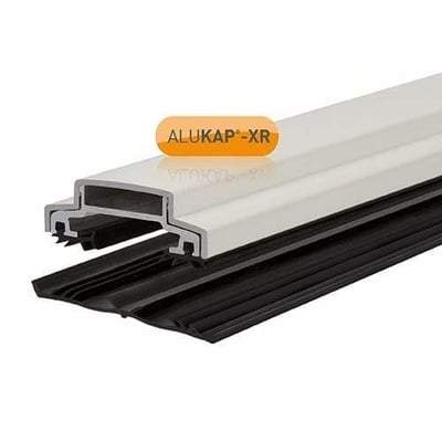 Alukap-XR 60mm Aluminium Bar 4.8m 55mm with Rafter Gasket and End Cap - Clear Amber Roofing