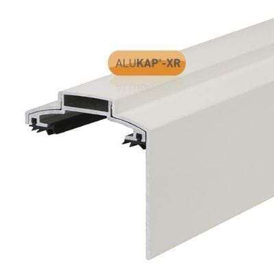 Alukap-XR 60mm Gable Bar No RG Alu E/Cap - Clear Amber