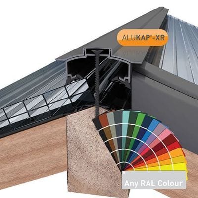 Alukap-XR Hip Bar No RG Alu E/Cap - All Lengths - Clear Amber