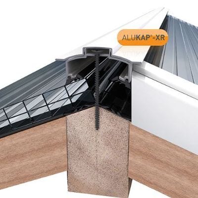 Alukap-XR Hip Bar No RG Alu E/Cap - All Lengths - Clear Amber