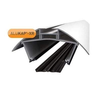Alukap-XR 55mm Ridge Bar with Rafter Gasket - Clear Amber Roofing