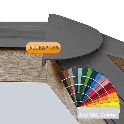 Alukap-XR Roof Lantern Radius End Cap - All Colours - Clear Amber Roofing