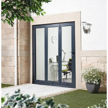 Load image into Gallery viewer, LPD ALuvu Anthracite Grey Folding Sliding External Door - 2095mm x 3595mm - LPD Doors
