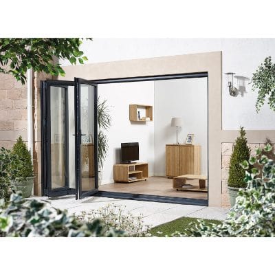 LPD ALuvu Anthracite Grey Folding Sliding External Door - All Sizes - LPD Doors