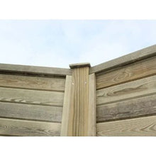 Load image into Gallery viewer, Slotted Corner Post (Angled for 30/45 Degrees) 100mm x 100mm x 2.7 (SYP) for 2.1m Fence - Jacksons Fencing
