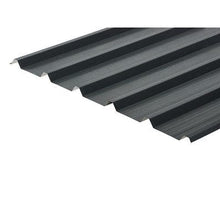 Load image into Gallery viewer, Cladco 32/1000 Box Profile PVC Plastisol Coated 0.7mm Metal Roof Sheet (Anthracite) - All Sizes - Cladco
