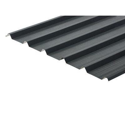 Cladco 32/1000 Box Profile PVC Plastisol Coated 0.7mm Metal Roof Sheet (Anthracite) - All Sizes - Cladco