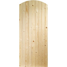 Load image into Gallery viewer, Ledged &amp; Braced Arched Top External Pine Gate - XL Joinery
