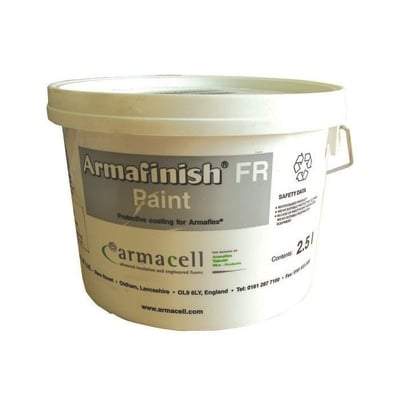 FR Pipe Insulation Paint - 2.5 Litres - All Colours - Armaflex Heating & Plumbing
