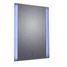 Load image into Gallery viewer, Ashbourne Rectangular Mirror w/ Frosted LED Side Lights - All Sizes - Aqua
