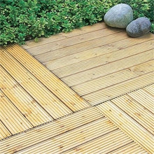 Load image into Gallery viewer, Forest Patio Deck Tiles - 900mm x 900mm (Pack of 4) - Forest Garden
