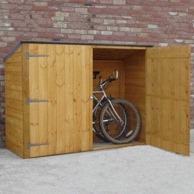 Pent Shiplap Bike Store - 6ft x 3ft - Shire