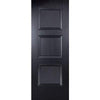 Amsterdam Black Primed 3 Panel Interior Door - All Sizes